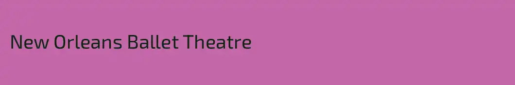 New Orleans Ballet Theatre